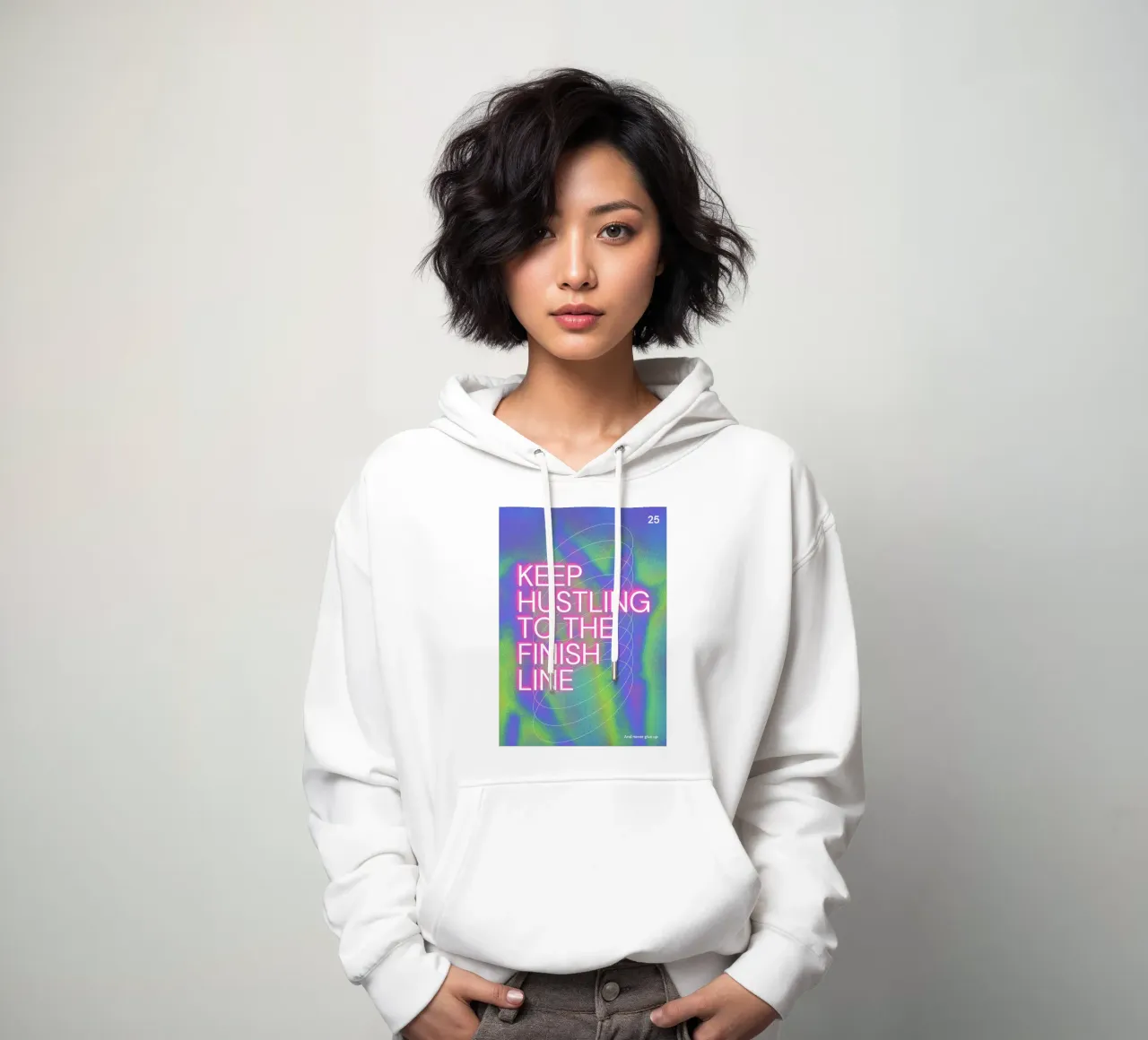 KEEP HUSTLING hoodie by Einfach Uebel
