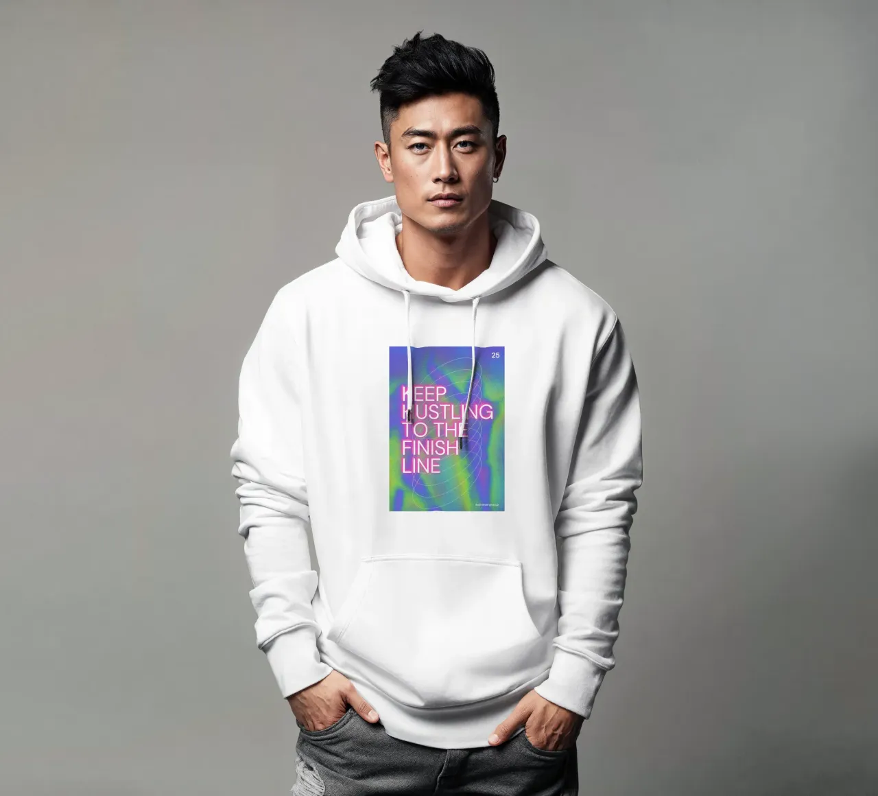KEEP HUSTLING hoodie by Einfach Uebel