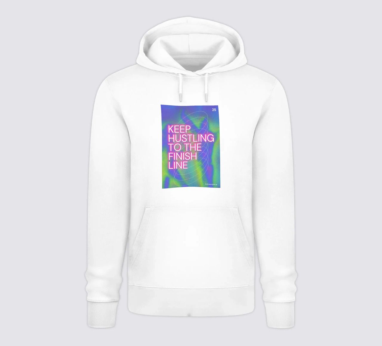 KEEP HUSTLING felpa con cappuccio da Einfach Uebel