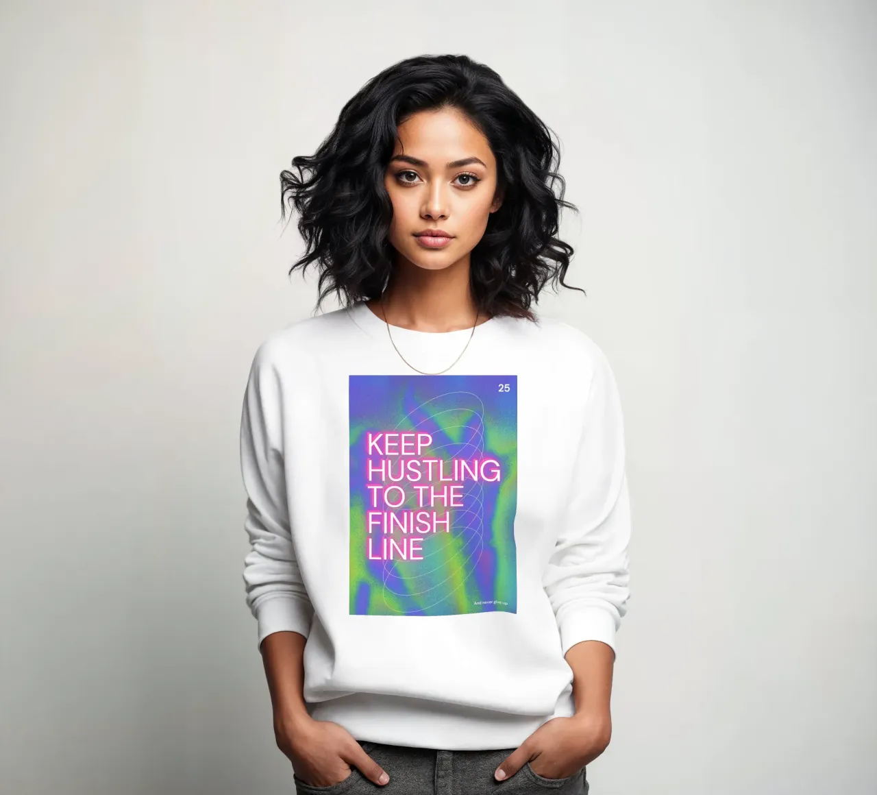 KEEP HUSTLING Sweatshirt von Einfach Uebel