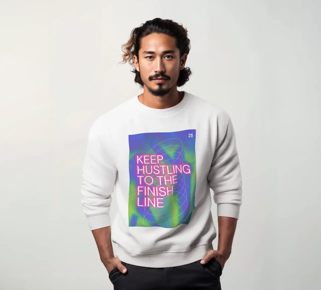 KEEP HUSTLING felpa da Einfach Uebel