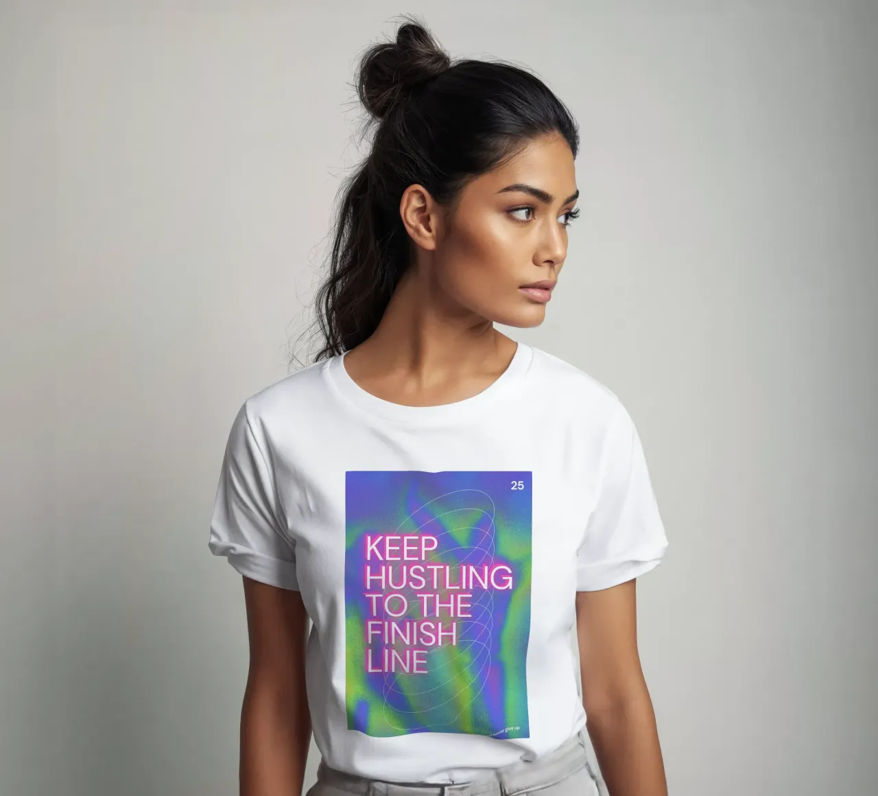 KEEP HUSTLING camiseta de Einfach Uebel