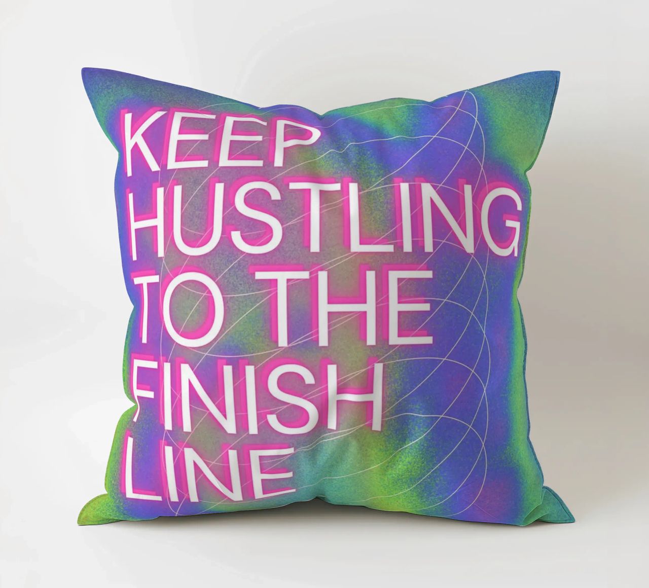 KEEP HUSTLING cuscino da Einfach Uebel