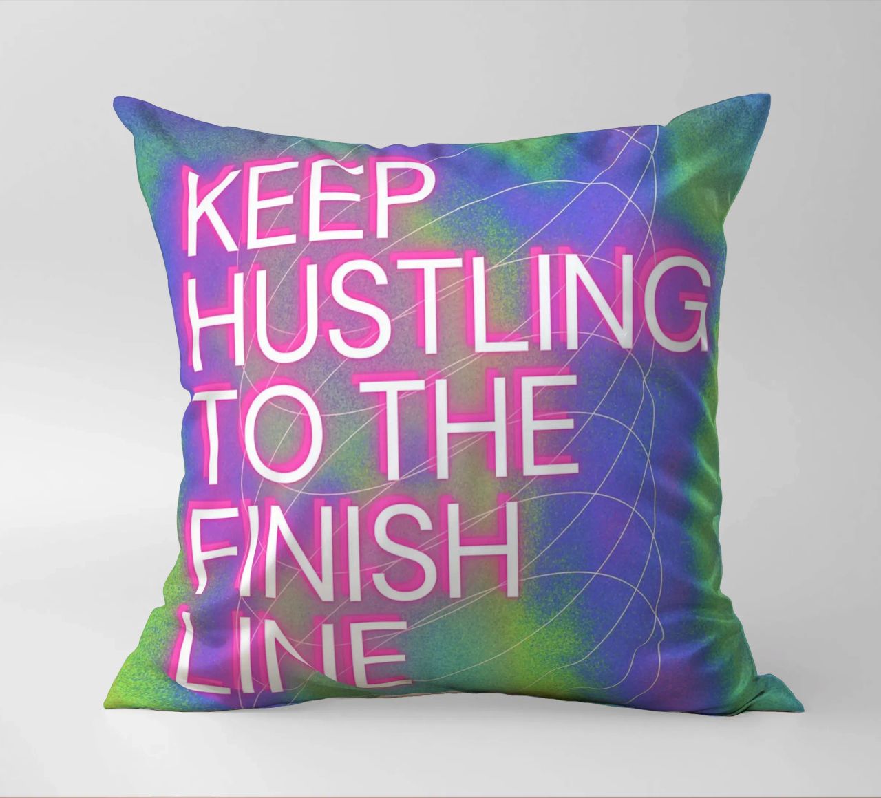 KEEP HUSTLING cuscino da Einfach Uebel