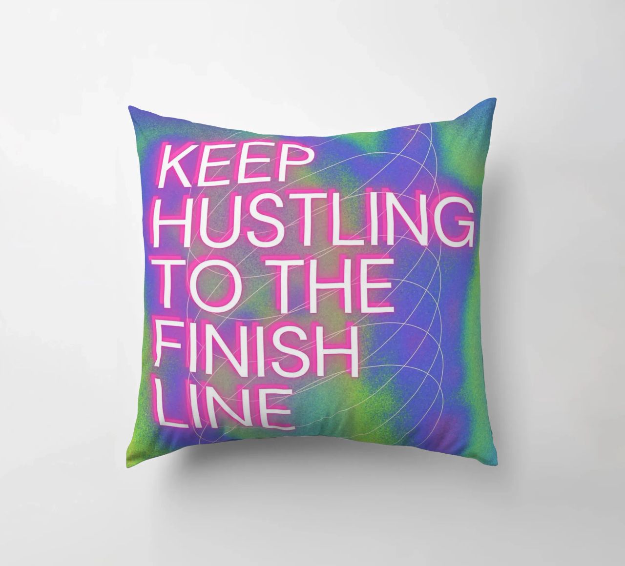 KEEP HUSTLING cuscino da Einfach Uebel