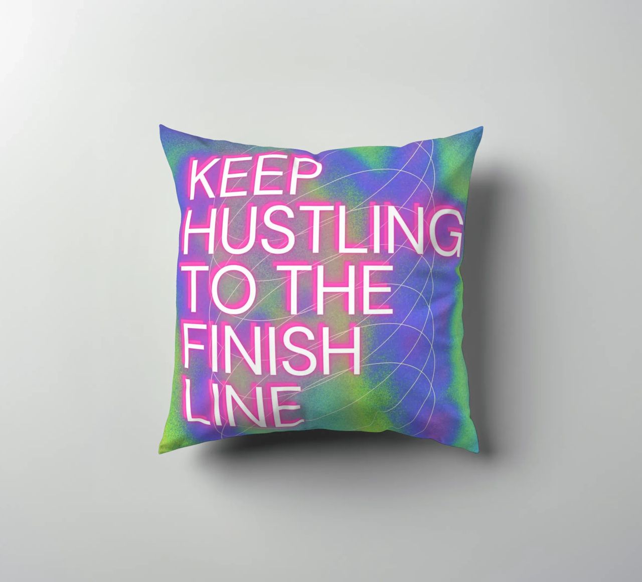 KEEP HUSTLING cuscino da Einfach Uebel