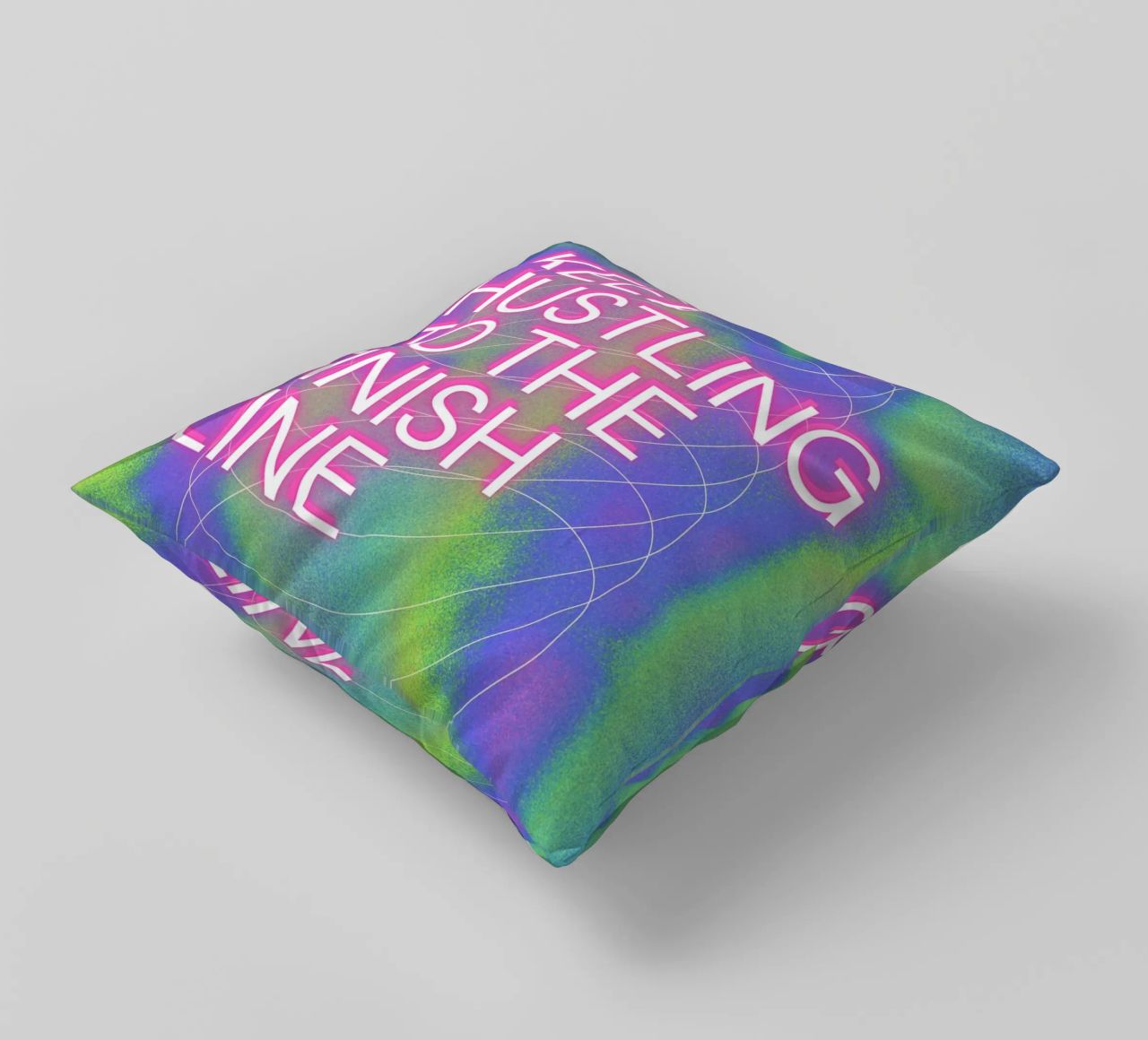 KEEP HUSTLING cuscino da Einfach Uebel