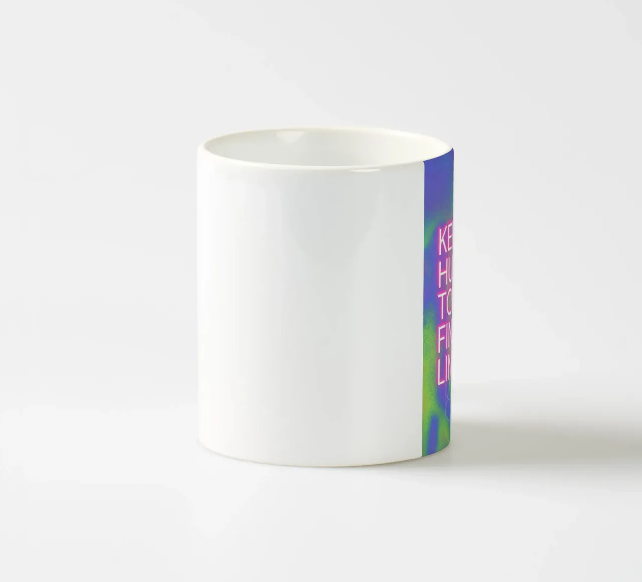 KEEP HUSTLING Keramik Tasse von Einfach Uebel