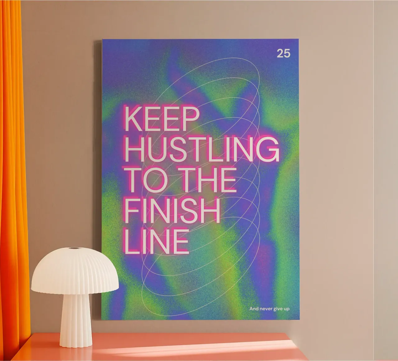 KEEP HUSTLING tela da Einfach Uebel