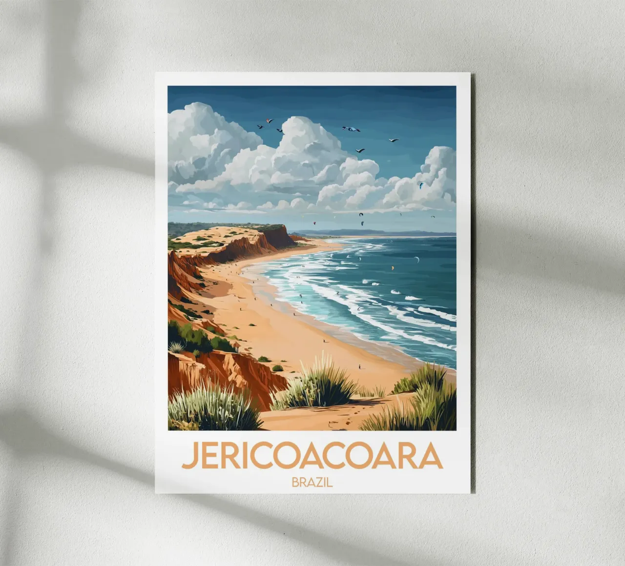 Affiche Jericoacoara alluminio dibond da Frame the World