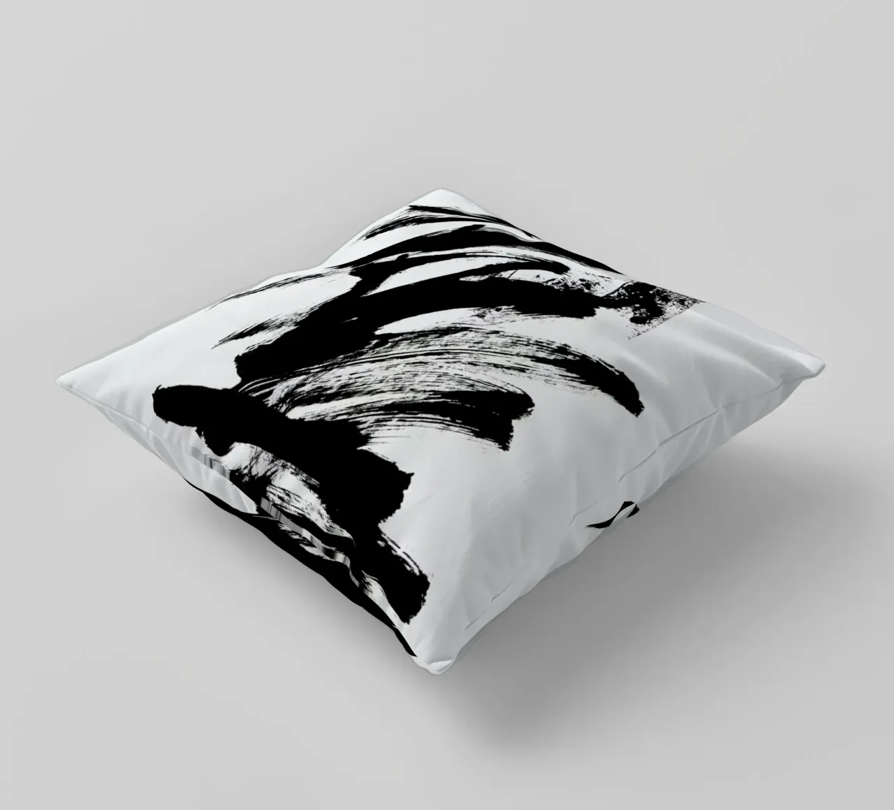 Black Abstract cuscino da Pure