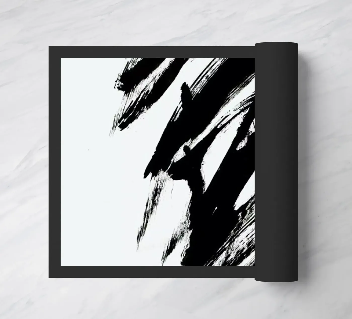 Black Abstract zerbino da Pure