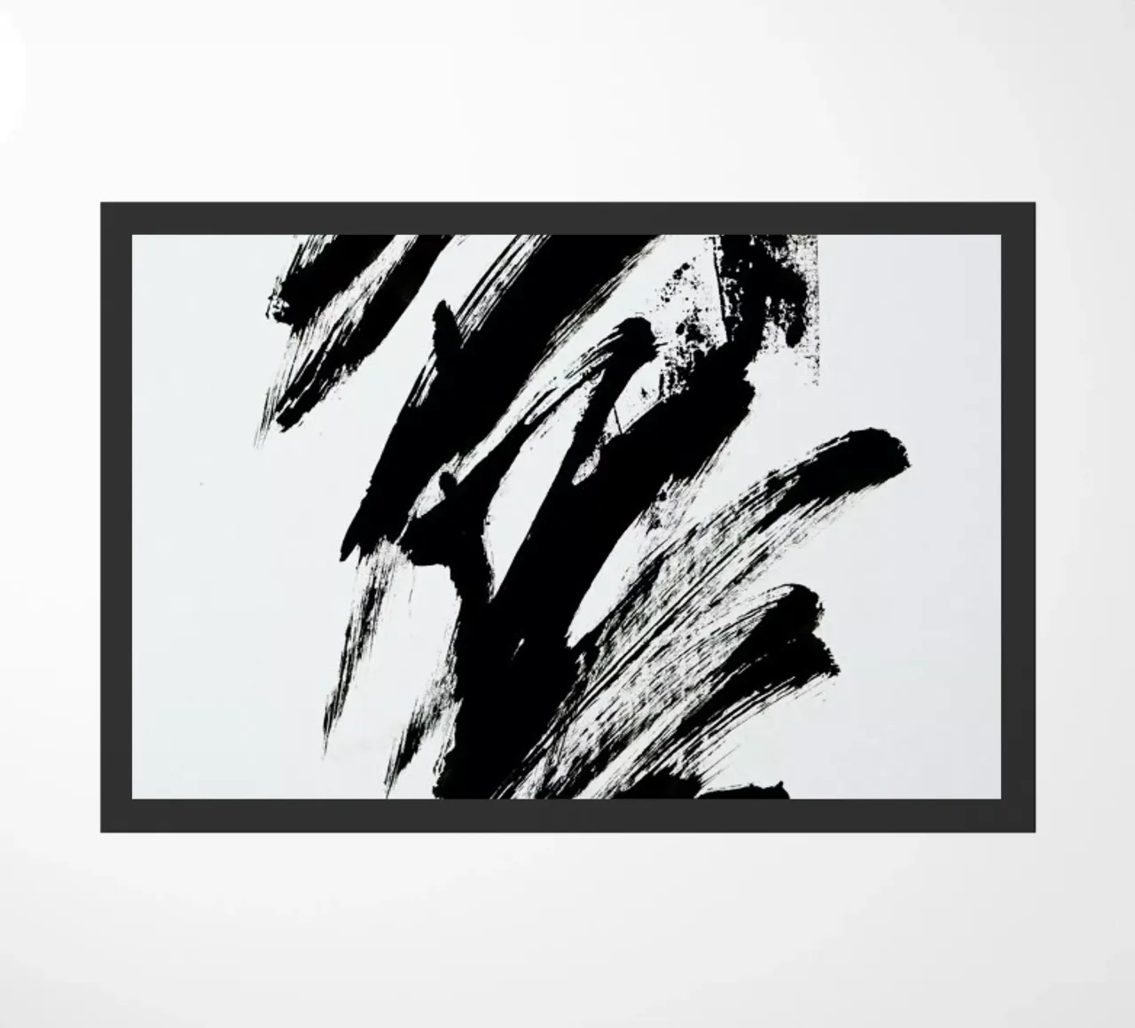 Black Abstract zerbino da Pure