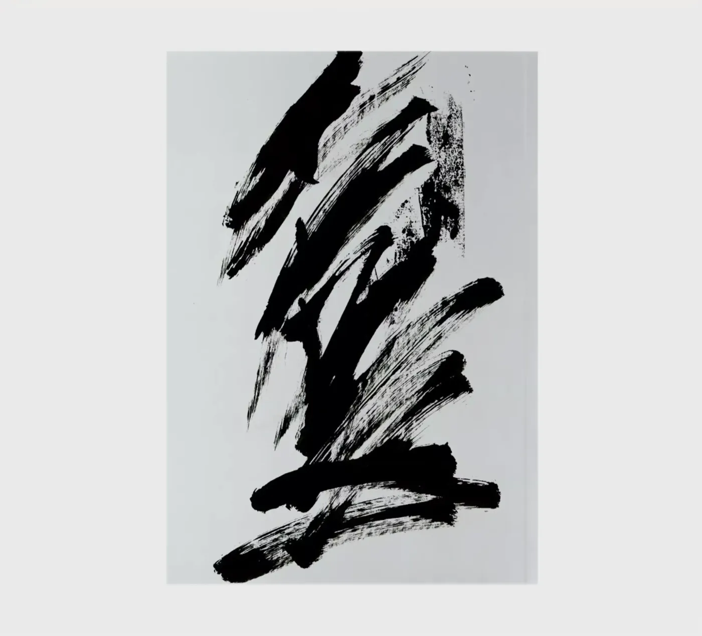 Black Abstract notebook by Pure