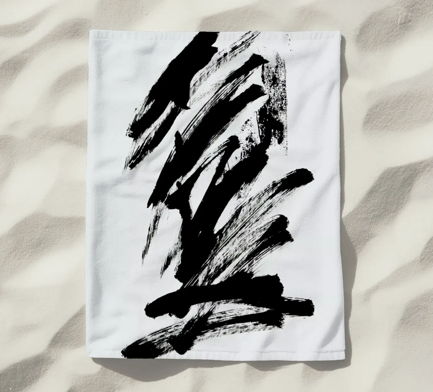 Black Abstract telo mare da Pure