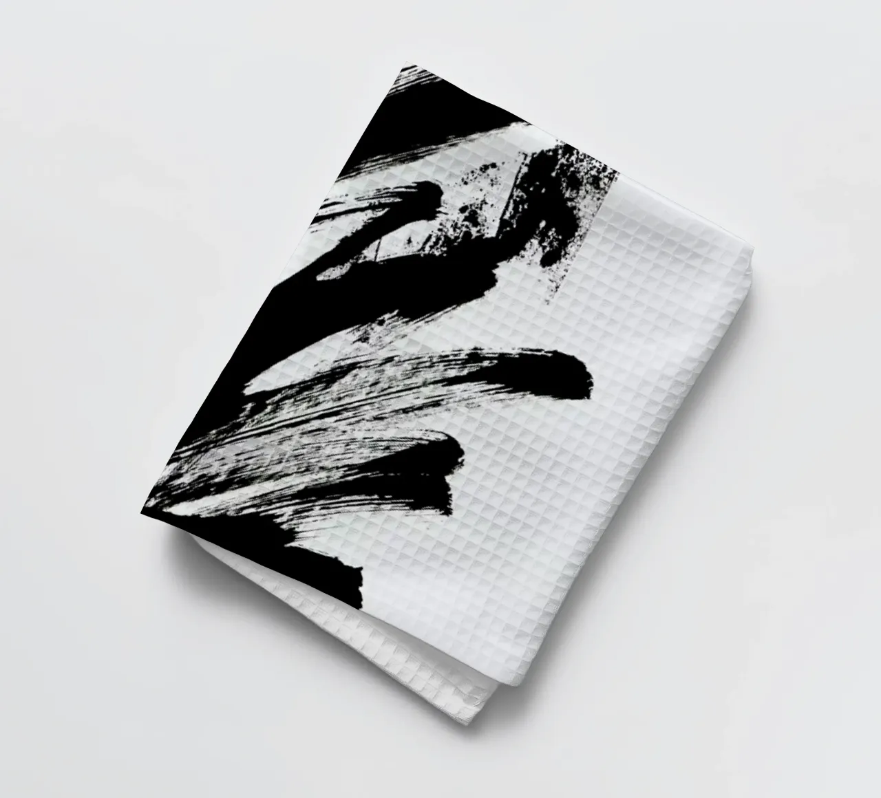 Black Abstract canovaccio da cucina da Pure
