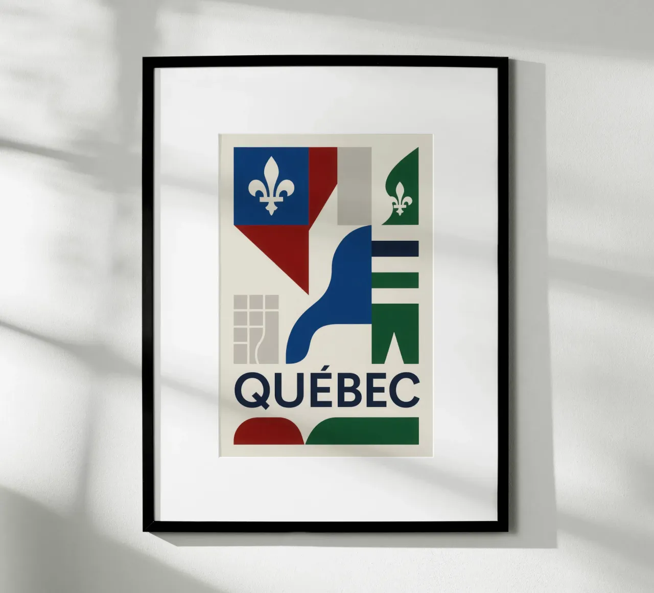 Québec - Francophone elegance in the New World poster by JETLAG | affiches voyage