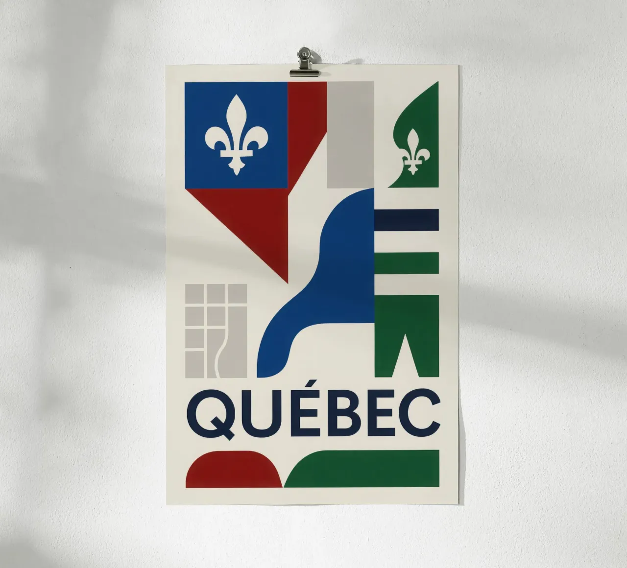 Québec - Francophone elegance in the New World poster by JETLAG | affiches voyage