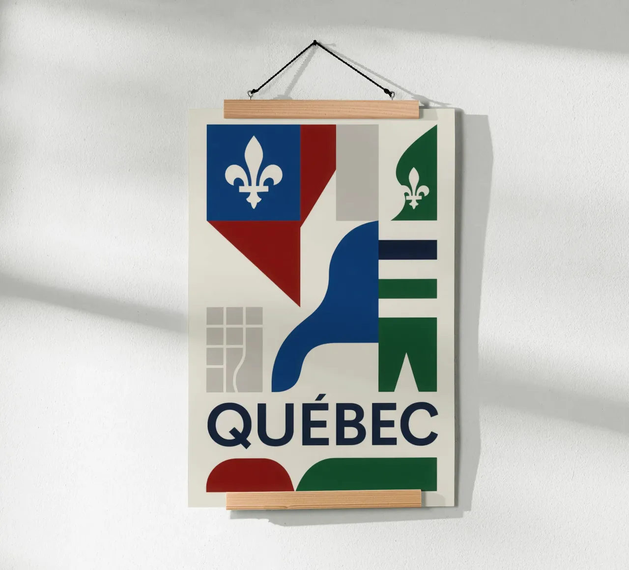 Québec - Francophone elegance in the New World poster by JETLAG | affiches voyage