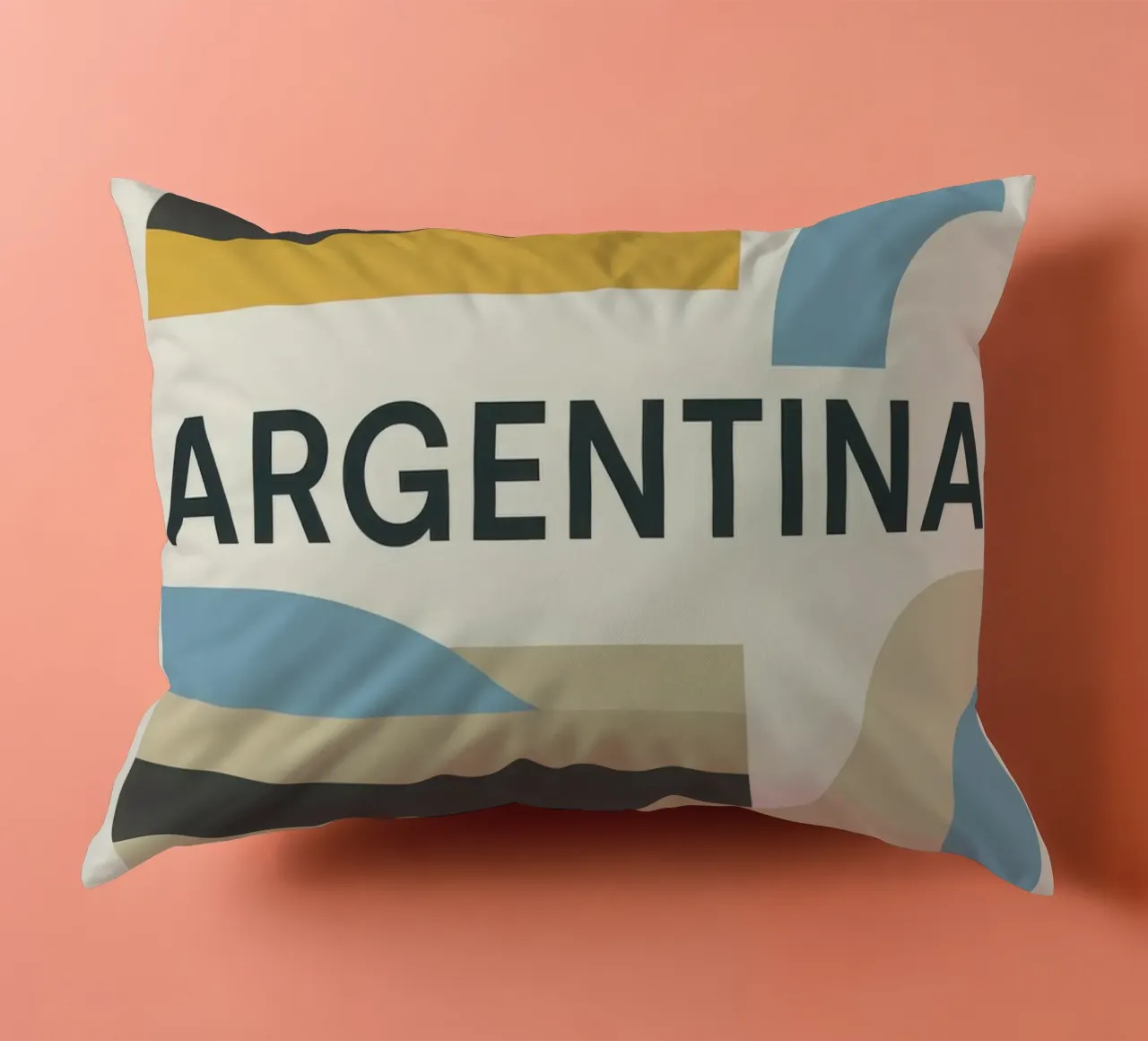 Argentina - Linee pure per una terra di contrasti cuscino da JETLAG | affiches voyage