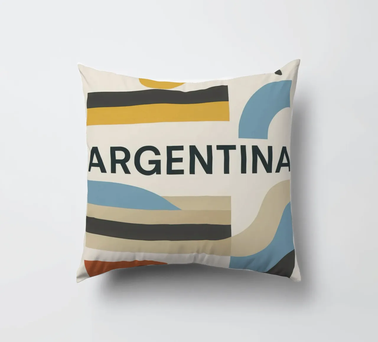 Argentina - Linee pure per una terra di contrasti cuscino da JETLAG | affiches voyage