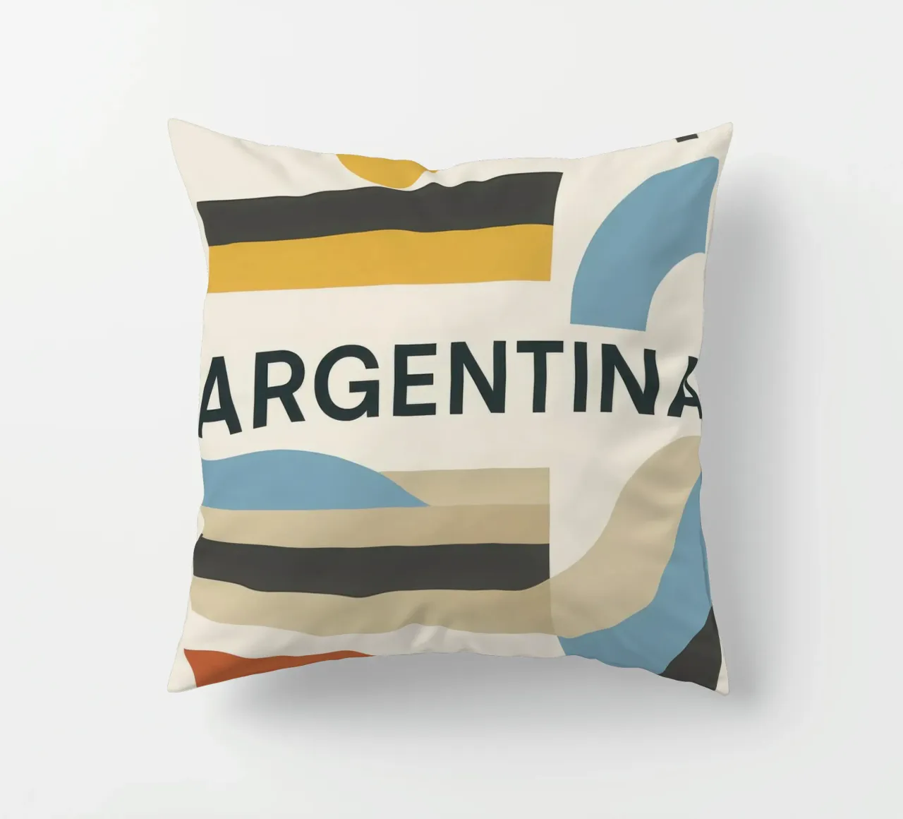 Argentina - Linee pure per una terra di contrasti cuscino da JETLAG | affiches voyage