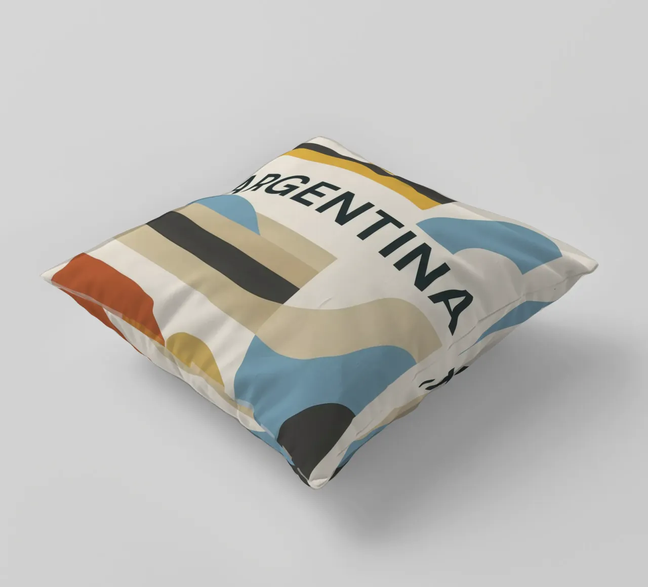 Argentina - Linee pure per una terra di contrasti cuscino da JETLAG | affiches voyage