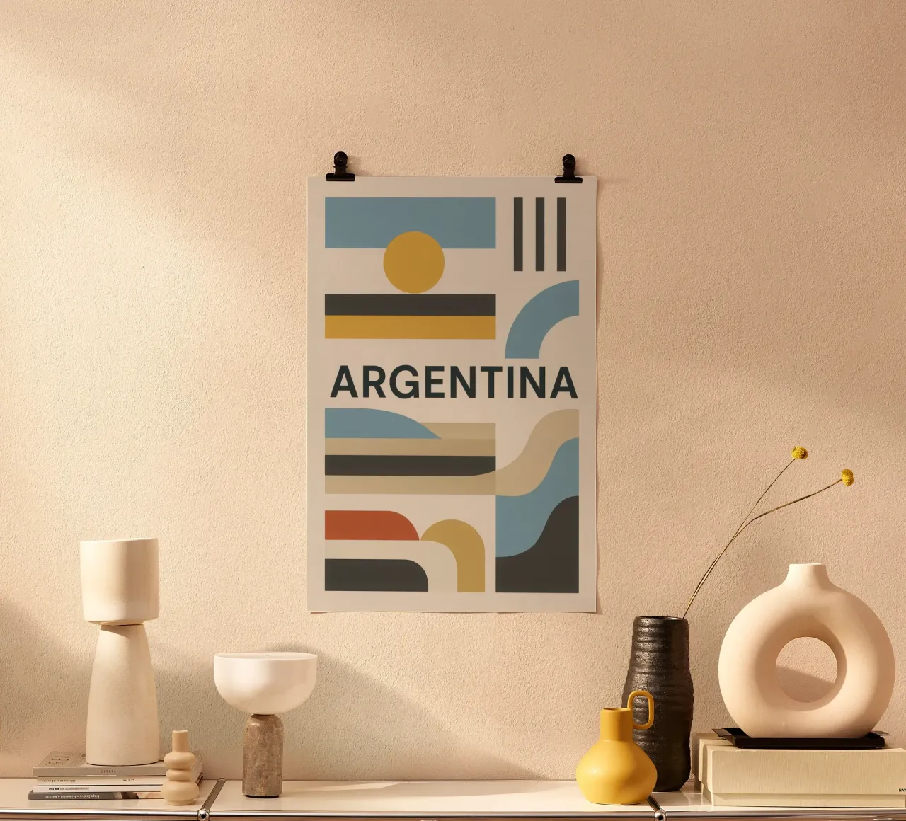 Argentina - Linee pure per una terra di contrasti carta hahnemühle da JETLAG | affiches voyage