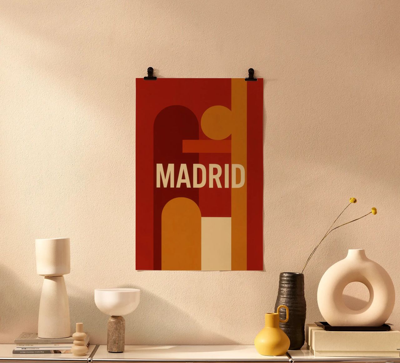 Madrid - The sunshine of the Spanish capital poster by JETLAG | affiches voyage