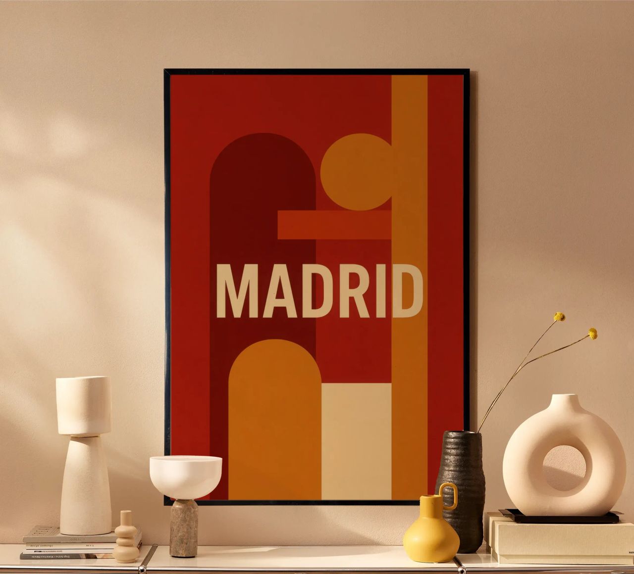 Madrid - The sunshine of the Spanish capital poster by JETLAG | affiches voyage