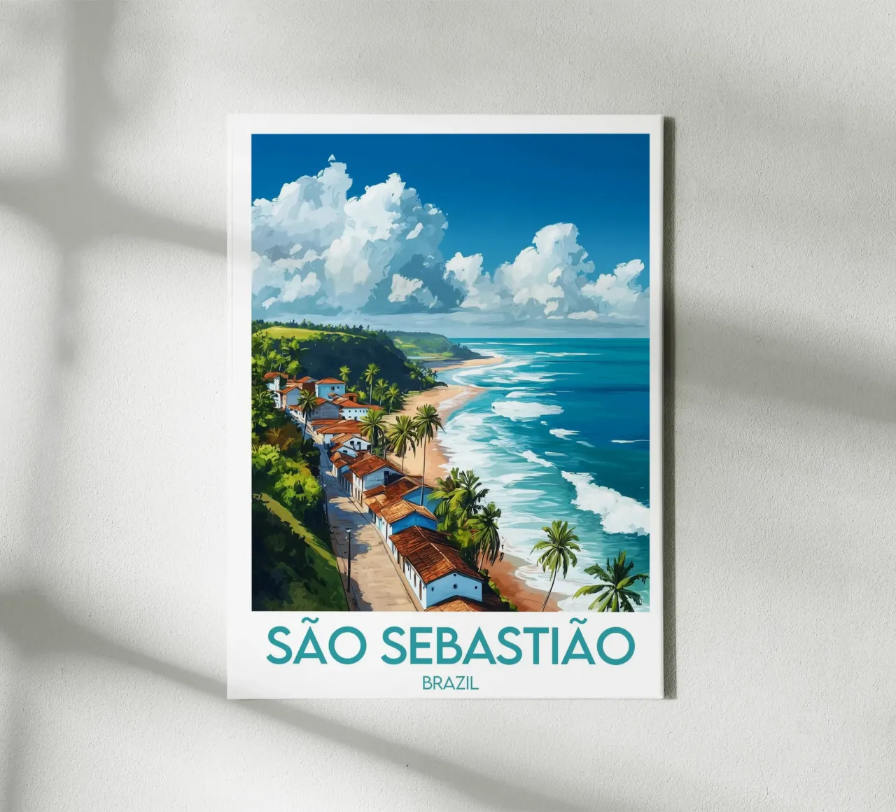Affiche São Sebastião tela con Cornice a cassetta da Frame the World