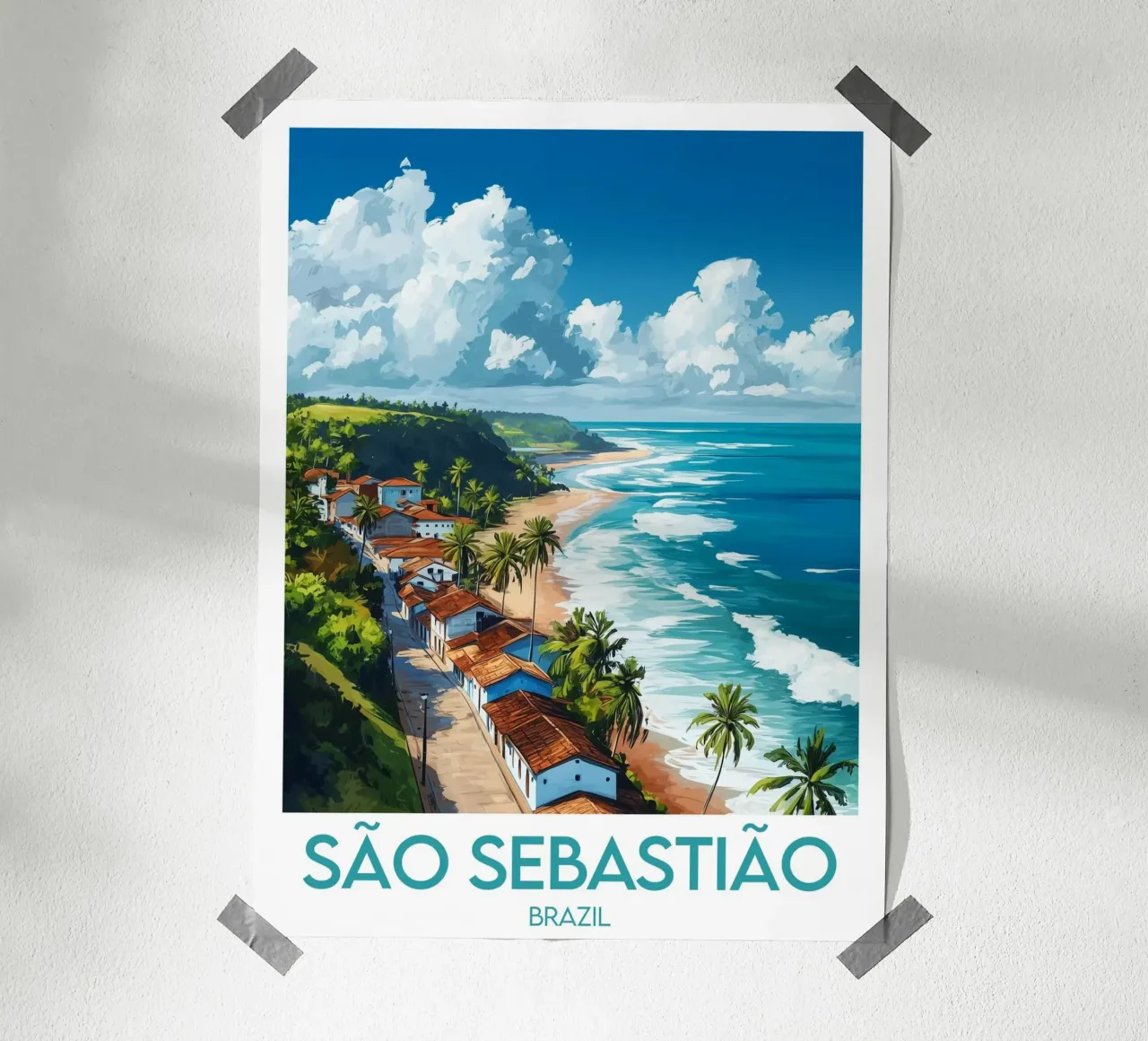 Affiche São Sebastião poster da Frame the World