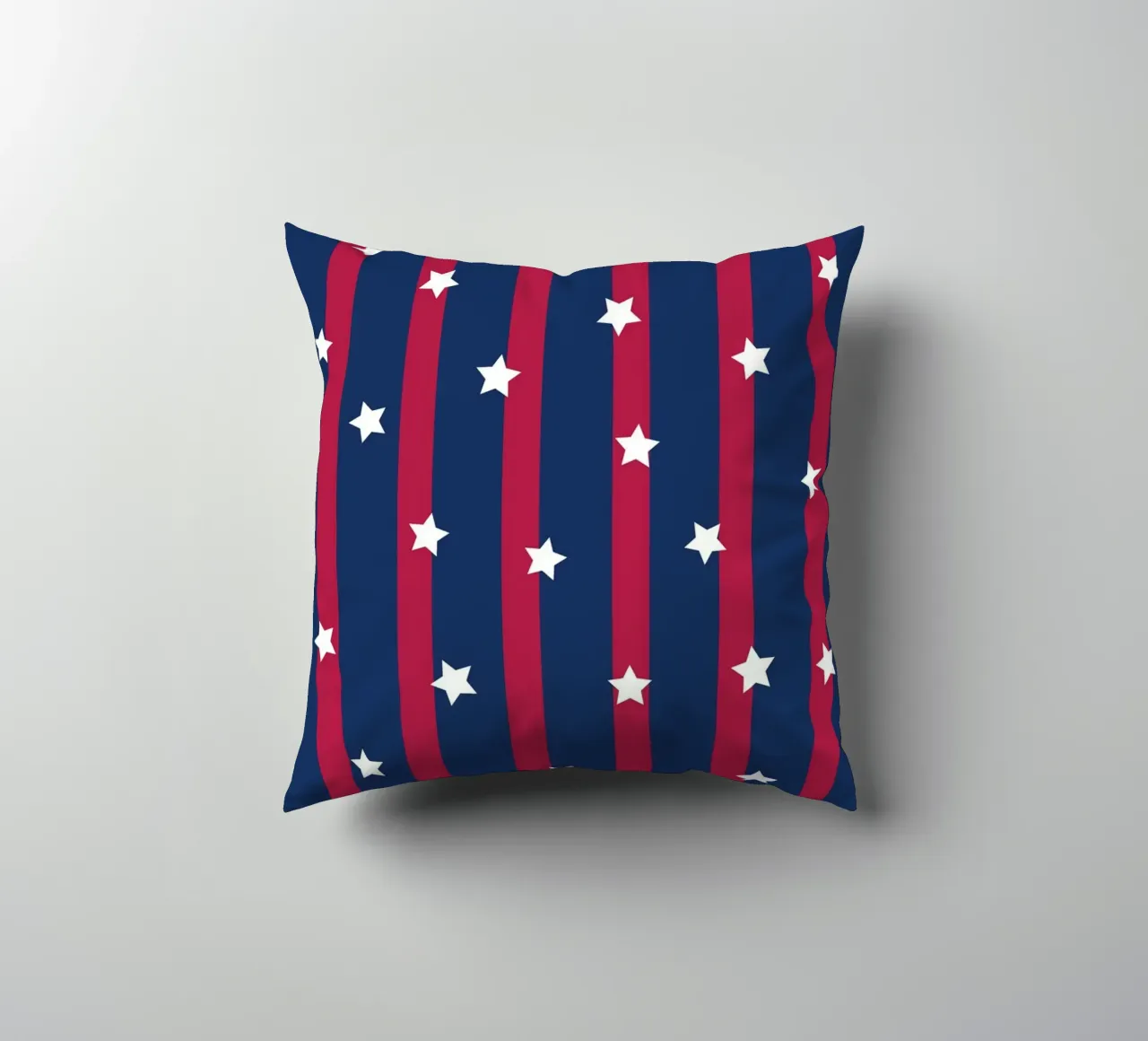 Striscia di stelle rossa cuscino da galihstudio