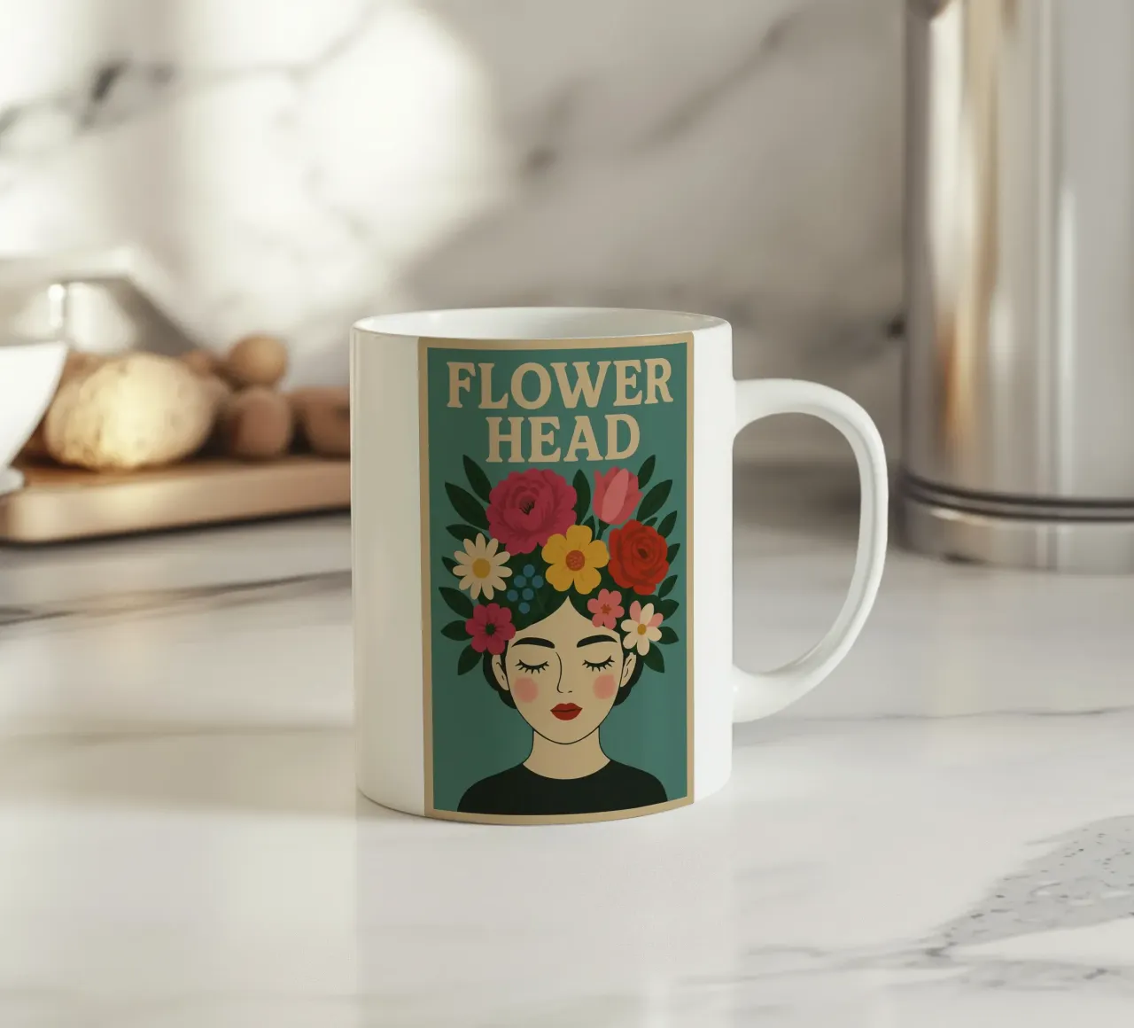 Flower Head tazza in ceramica da Studio M