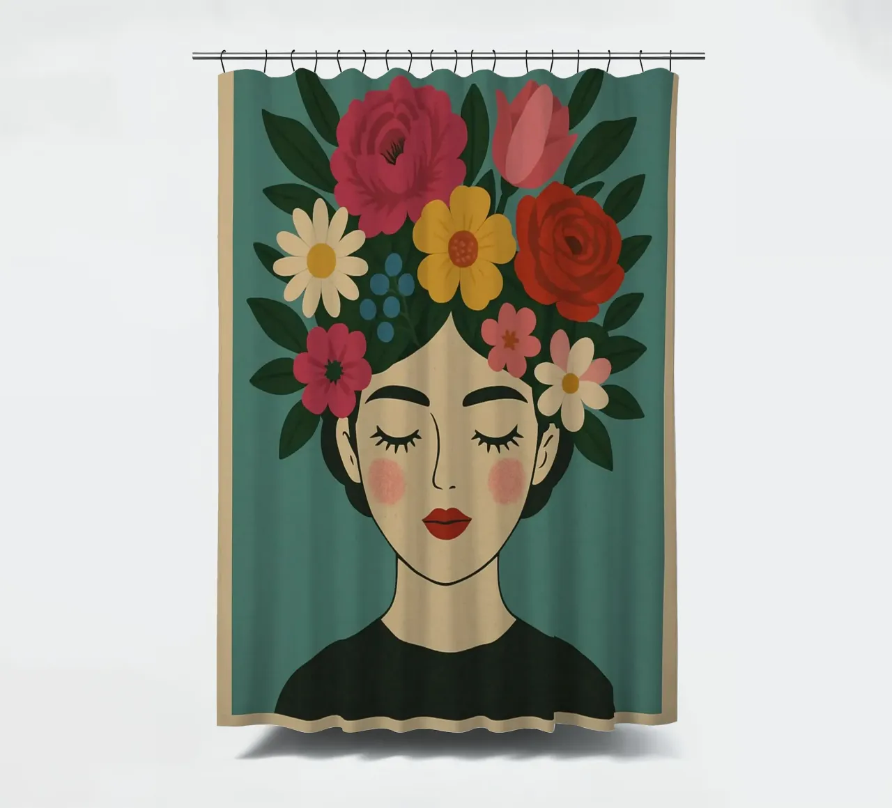 Flower Head tenda da doccia da Studio M