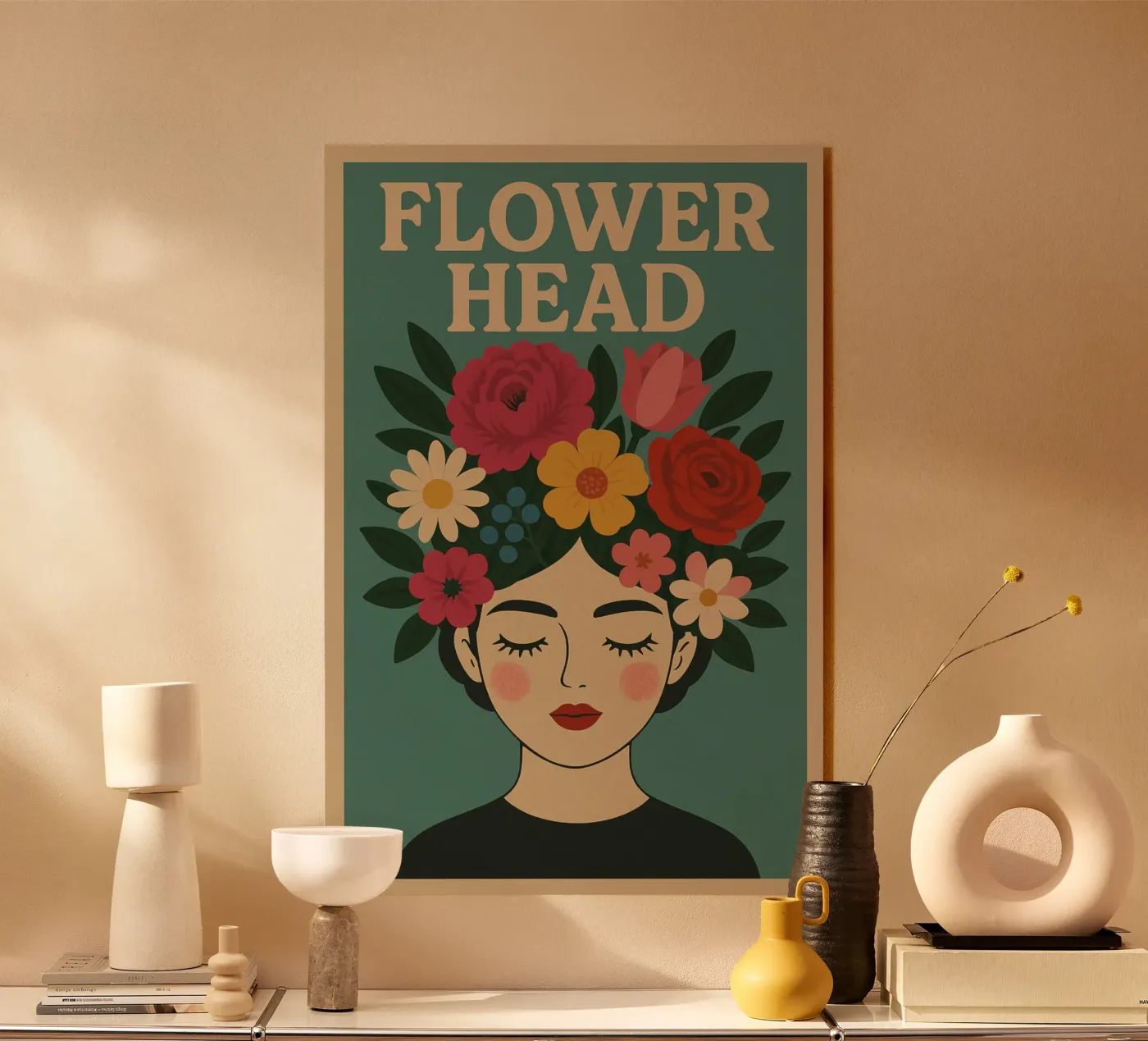 Flower Head plexiglas de Studio M