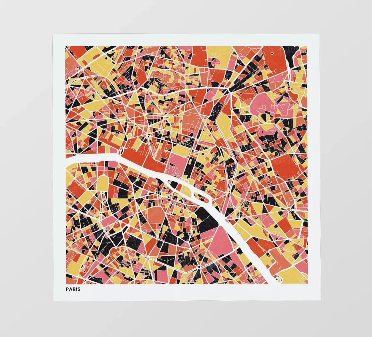 Paris II pvc cover by The Cartography Collection
