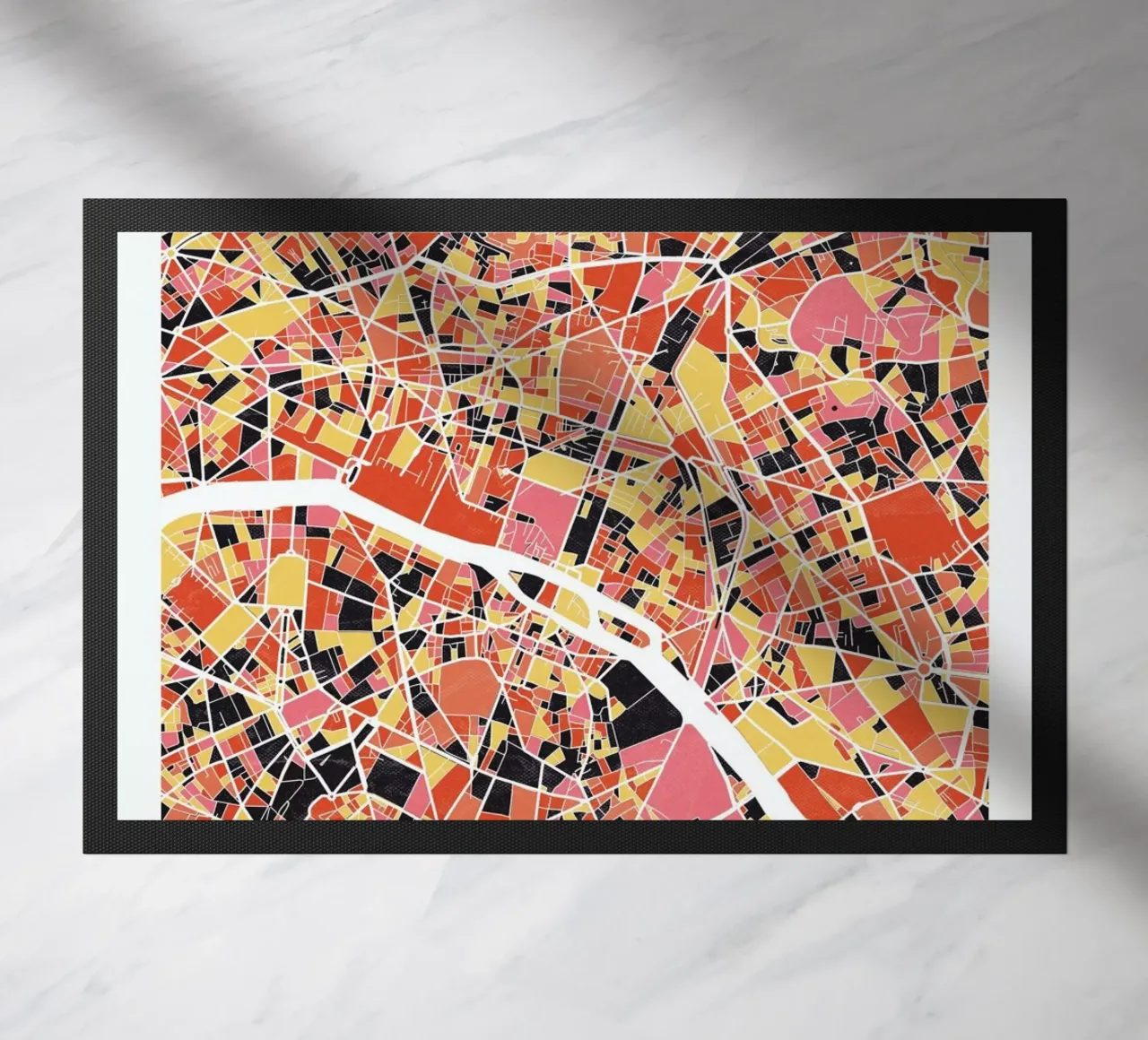 Paris II doormat by The Cartography Collection