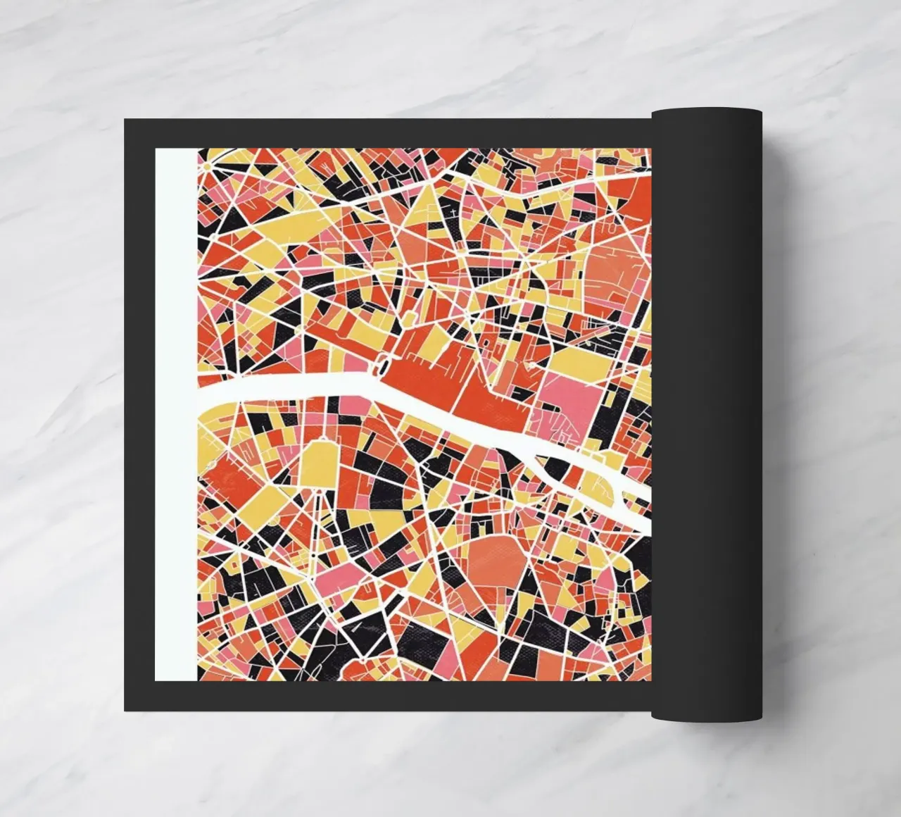 Paris II doormat by The Cartography Collection