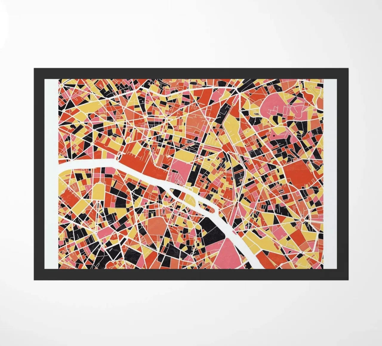 Paris II doormat by The Cartography Collection