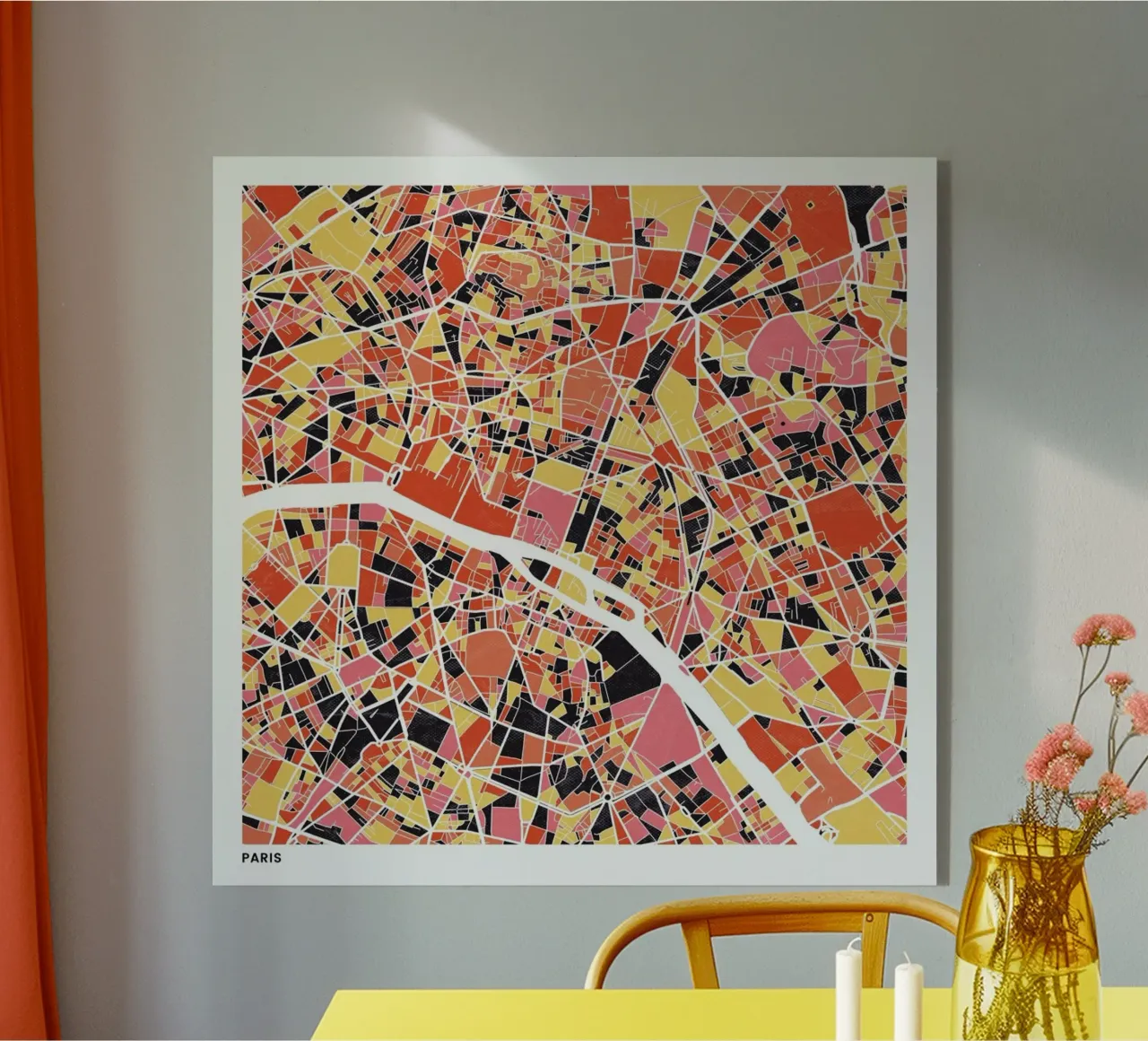 Paris II plexiglass da The Cartography Collection