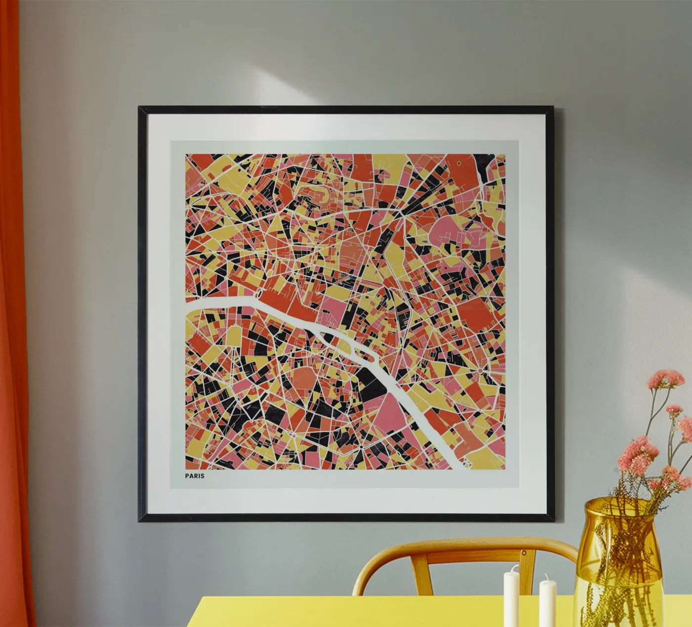 Paris II poster da The Cartography Collection