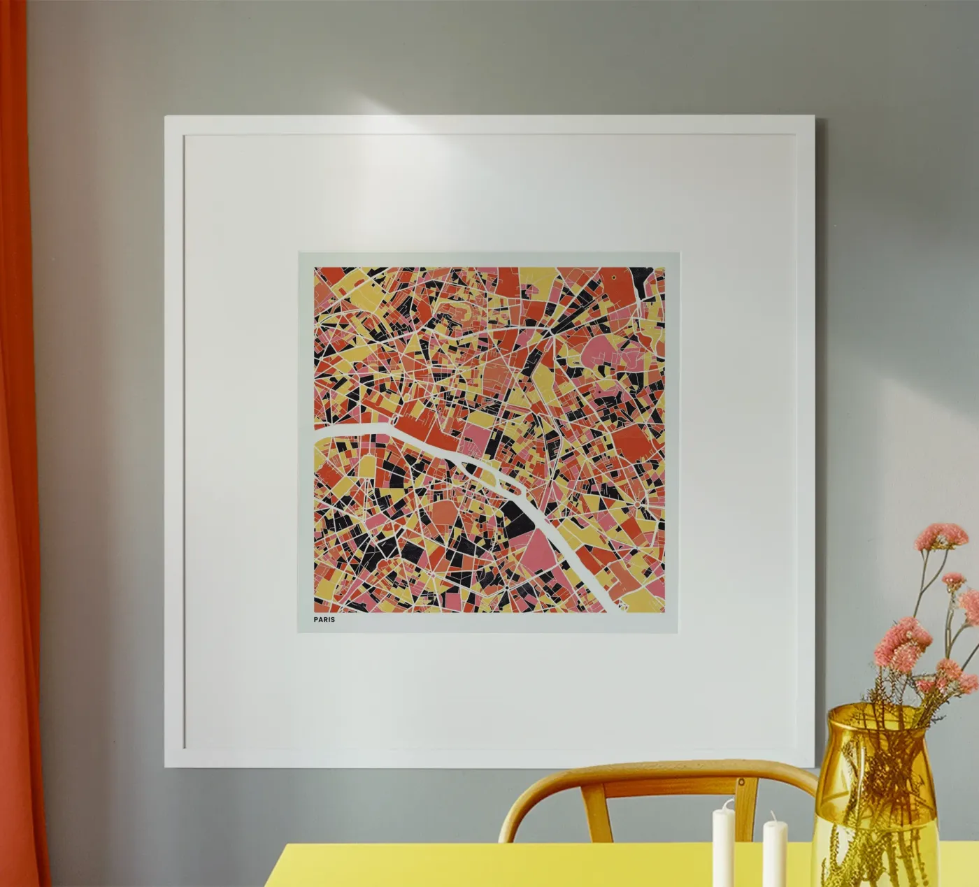 Paris II poster da The Cartography Collection