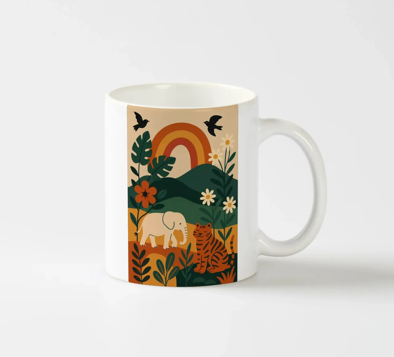 Jungle Friends tazza in ceramica da Studio M