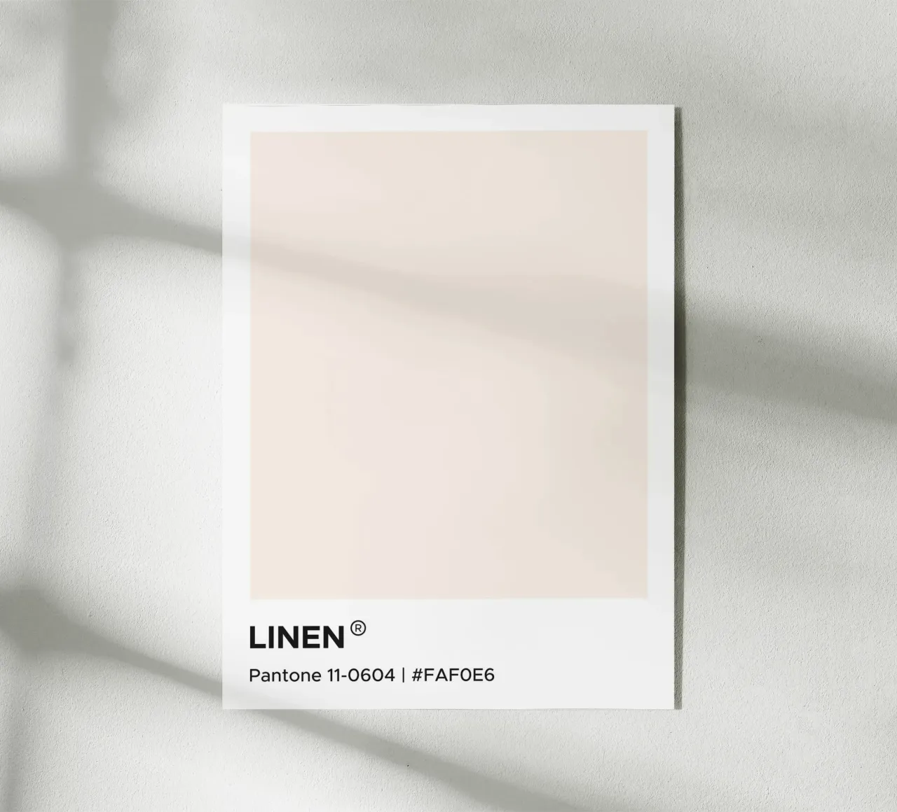 Lino Pantone plexiglass da Paigaam Studio