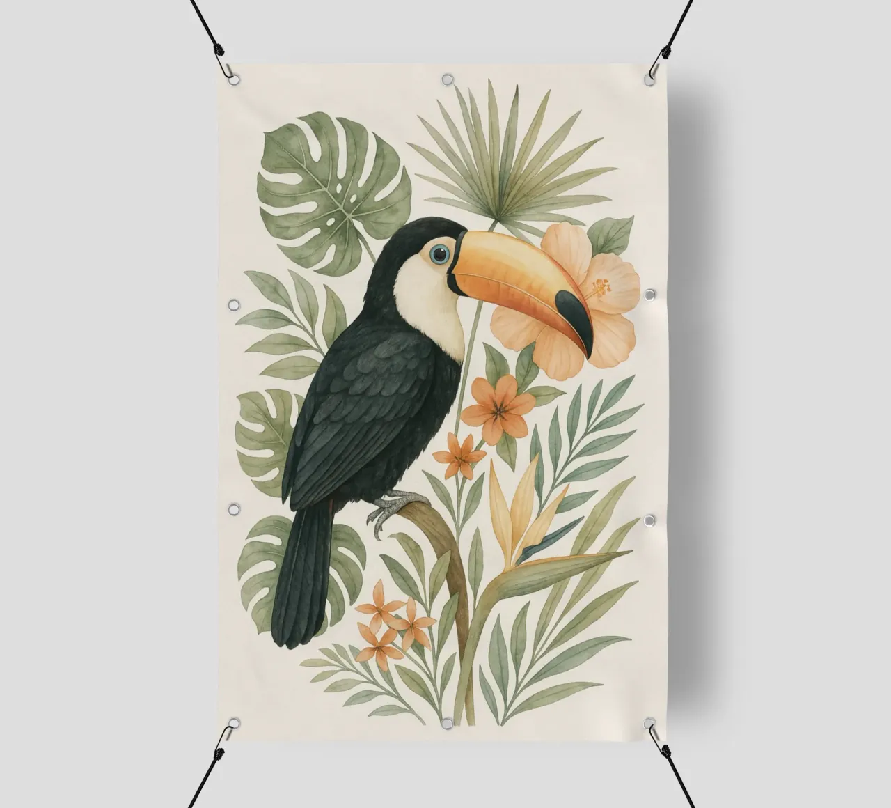 Tropical Toucan PVC Plane von Studio M