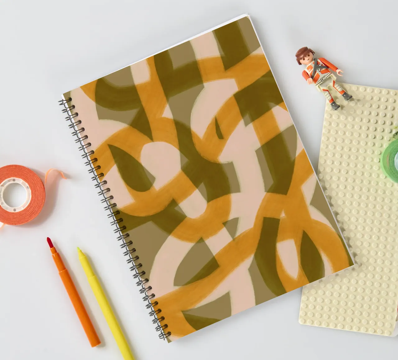 Lines 2X spiral notebook by Studio Memb