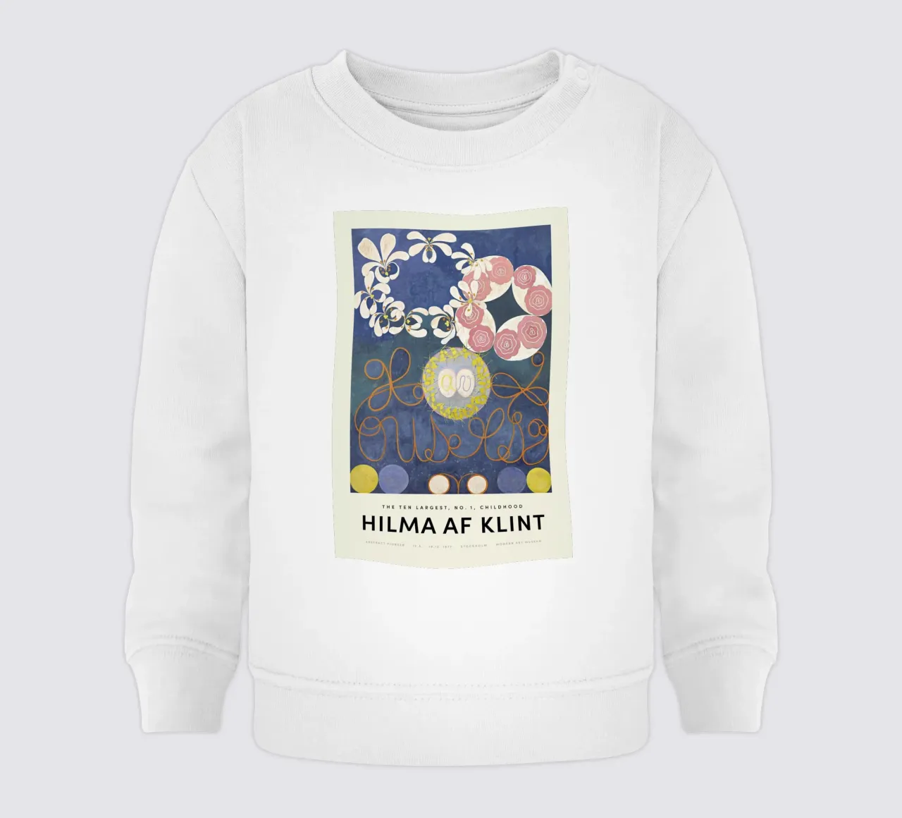 Hilma af Klint - The Ten Largest, No.1 felpa neonato da Vintage by JUNIQE