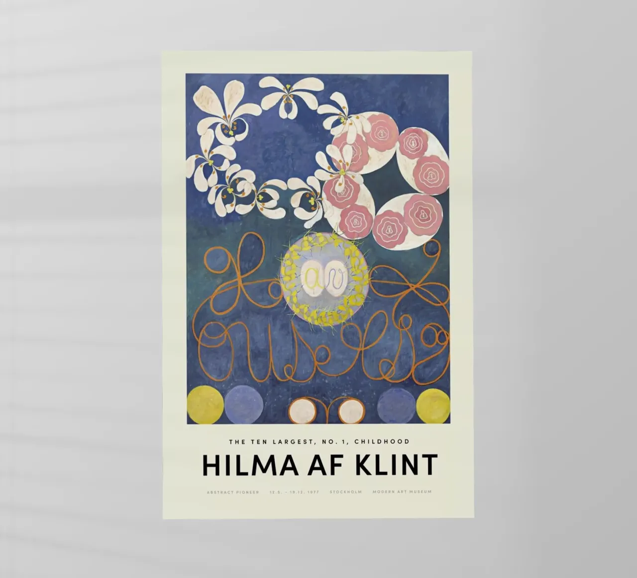 Hilma af Klint - The Ten Largest, No.1 pellicola backlit da Vintage by JUNIQE