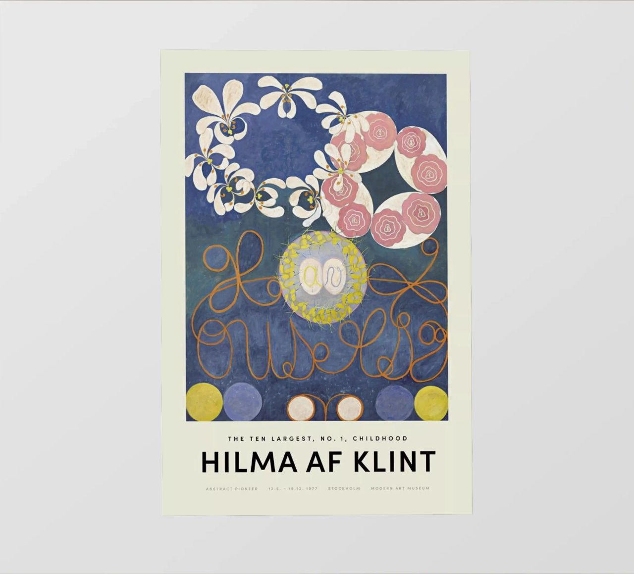 Hilma af Klint - The Ten Largest, No.1 telo in pvc da Vintage by JUNIQE
